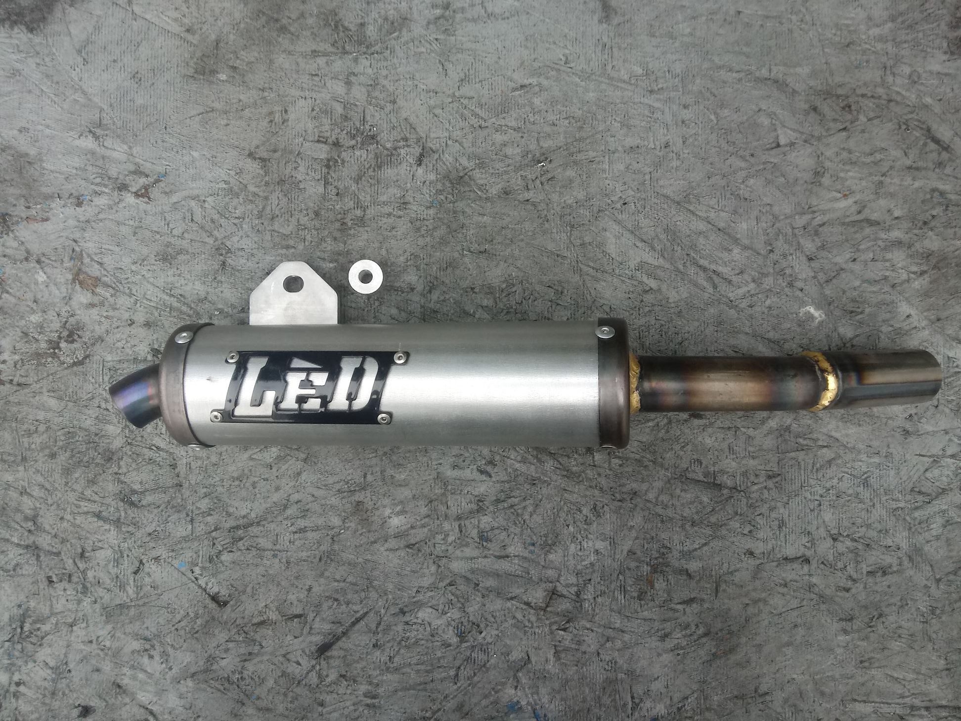 TRX250R Small Bore Silencer Round Small Body